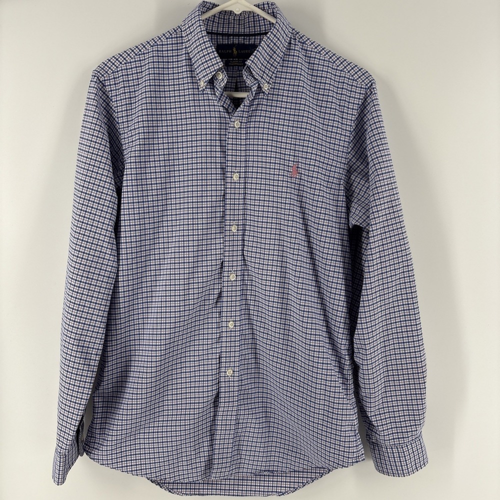 Men's Ralph Lauren Classic Fit Performance Button Down Small Long Sleeve - Picture 3 of 7